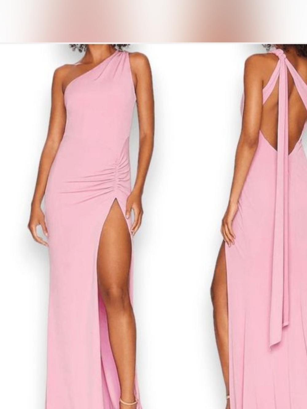 New Size 11β Posh Pink Dress With Hip/Leg Slit